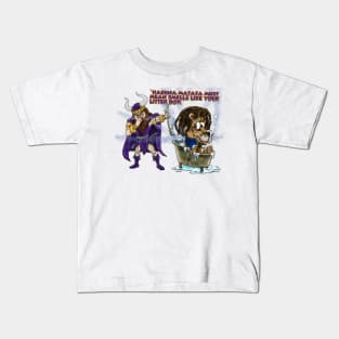 Minnesota Vikings Fans - Kings of the North vs Stinky Kitties Kids T-Shirt